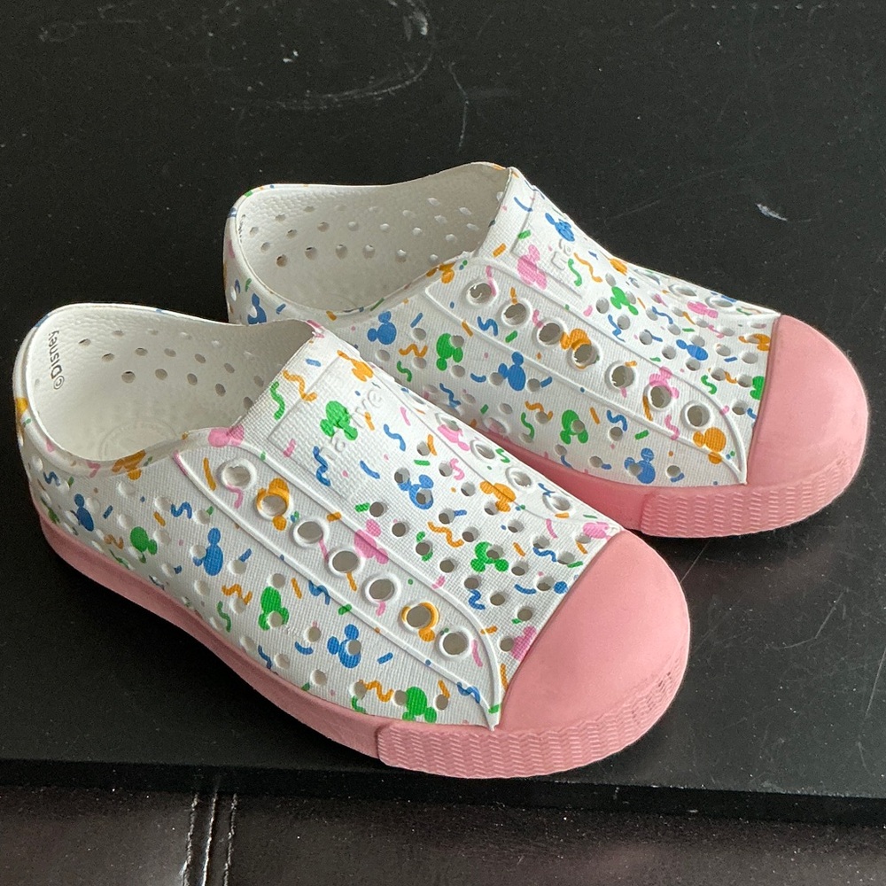 Disney themed Native shoes.